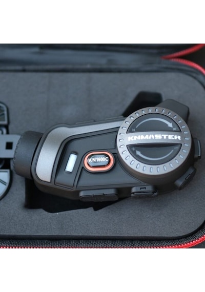 Knmaster Kn1600c Pro Kameralı Motosiklet Kask İnterkom Bluetooth İntercom Kulaklık Seti