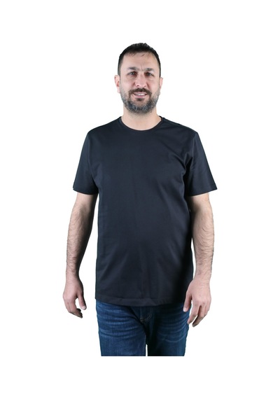 Erkek Koton Bisiklet Yaka Kısa Kollu Tişört 001