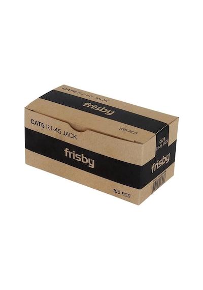 Frisby Fnw-rj4526n Cat5 100lü Rj45 Konnektör Yeni Nesil Delikli
