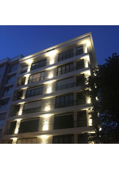 Led Aydınlatma Wall Washer Duvar Boyama 30 Cm 9w 6 Renk  Kırmızı