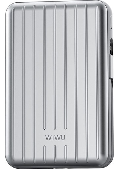 Wiwu PP03 Wireless Hızlı Şarj Özellikli Powerbank Gri