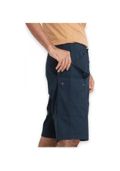 Timberland Tb0a5tzq Brookline Poplin Cargo Lacivert Erkek Şort Beyaz