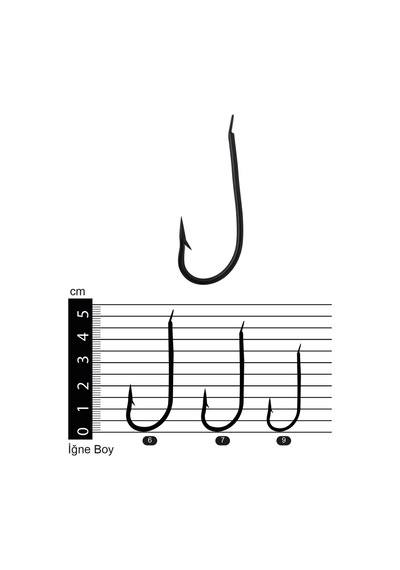 Effe İğne 2300 Siyah Carbon No : 9 100 Adet