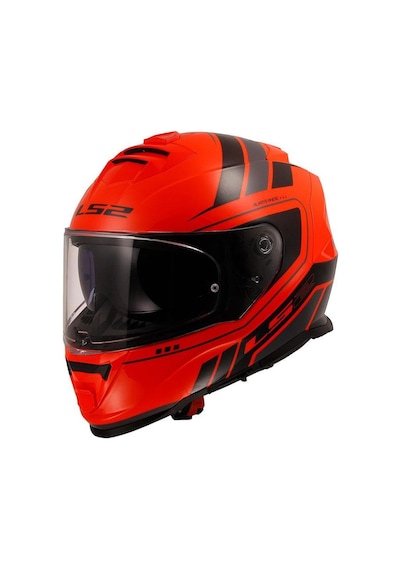 Ls2 Storm 2 Fist Full Face Motosiklet Kaskı 66906 Turuncu Siyah