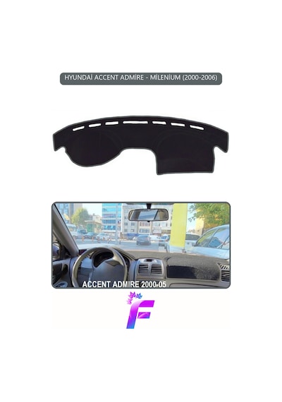 Hyundai Accent Admire/milenium 2000-2006 Torpido Örtüsü Güneşten, Isıdan, Çatlamadan Korur F92