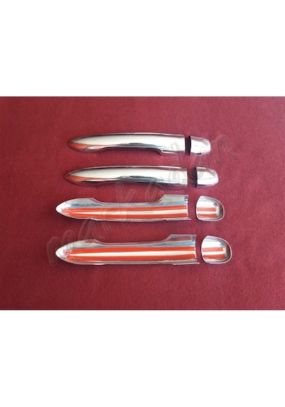 Db Chrome Renault Megane 2 Kapı Kolu Nikelajı 2004-2010 4 Kapı P.