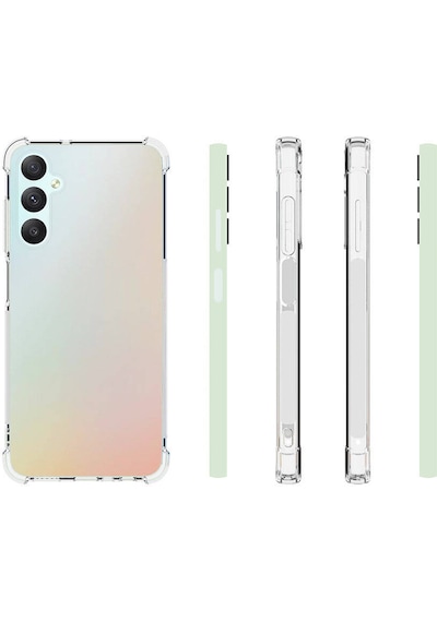 Galaxy Uyumlu A05s Kılıf Nitro Anti Shock Silikon - Renksiz Renksiz Renksiz