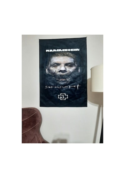 Rammstein Sehnsuct Album Kapağı Desenli Tasarım Duvar Halısı