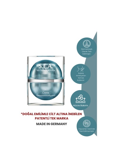 S.e.a Hassas Olgun Ciltler İçin Deniz Özlü Sıkılaştırıcı Anti Aging Krem Kök Hücre Koruyucu 50 Ml - 56831859