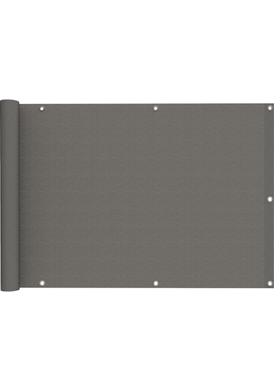 8 Metre X 75 Cm Gri Renk Polyester Balkon Demiri Brandası Su Geçirmez 1.sınıf 650g Çok Renkli