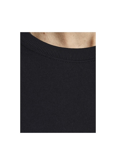 Jack & Jones Erkek Siyah Jjebradley Sweat Crew Noos Sweatshirt 12249341-black Siyah