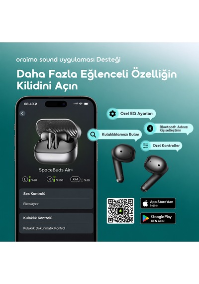Oraimo OTW-323SP Bluetooth 6.0 Kulak İçi Kulaklık