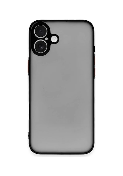 Newface Apple İphone 16 Plus Kılıf Montreal Silikon Kapak - Siyah
