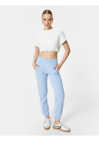 Koton Jogger Eşofman Altı Beli Ve Paçası Lastikli Cepli Mavi 4sak30029ek 4SAK30029EK624 Mavi Koton Jogger Eşofman Altı Beli Ve Paçası Lastikli Cepli Mavi 4sak30029ek 4SAK30029EK624 Mavi