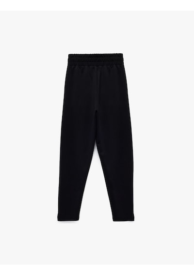 Koton Yüksek Bel Modal Karışımlı Bağcıklı Cepli Jogger Eşofman Altı Siyah 6wak40120nk Siyah Koton Yüksek Bel Modal Karışımlı Bağcıklı Cepli Jogger Eşofman Altı Siyah 6wak40120nk Siyah