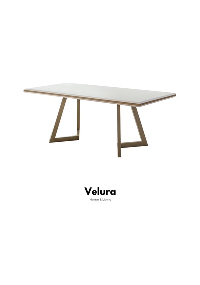 Valore Yemek Masası + 2 Sandalye Beyaz