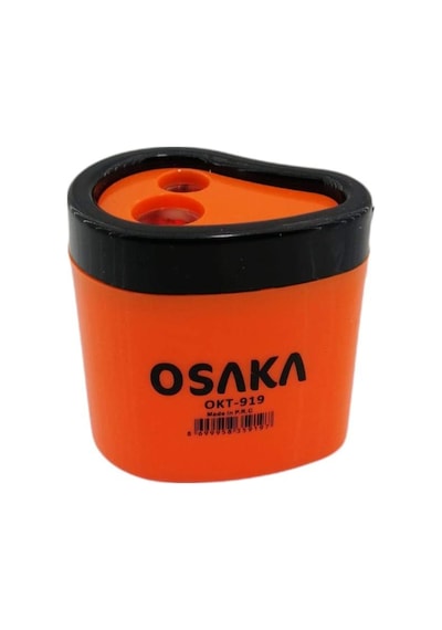 Osaka Turuncu Çift Hazneli Damla Şekilli Kalemtraş