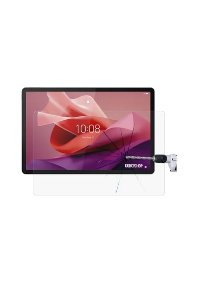 Lenovo Tab P12 12.7" İnç Ekran Koruyucu Şeffaf Cam Nano Esnek Kırılmaz Camı - Tb370fu 8gb 128gb Wifi
