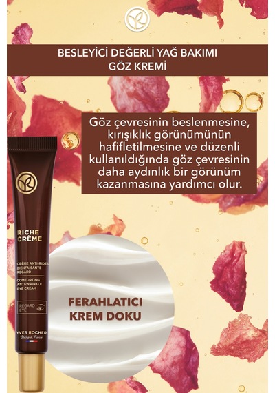 Yves Rocher Göz Kremi - Besleyici Yaşlanma Karşıtı Değerli Yağ Bakımı / Riche Creme-14 Ml-26499