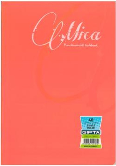 Gıpta Defter Dikişli Mica Pp. Kap.çizgili 40 Yp A4 Turuncu