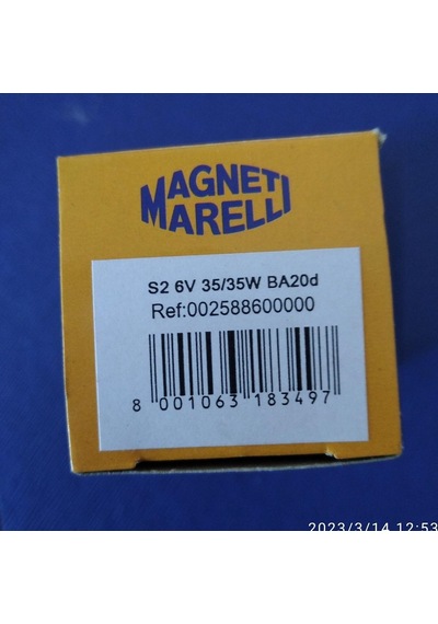6V 35/35 W BA20D FAR AMPULU Bosch  TIPI MARELLİ