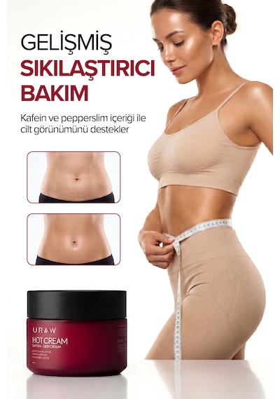Uraw Sıkılaştırıcı Ve İnceltici Krem Hot Cream 150 ML