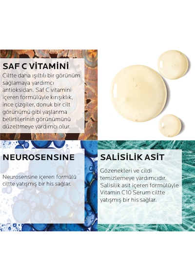 La Roche Posay Pure Vitamin C 10 Işıltı Veren Serum 30 ML