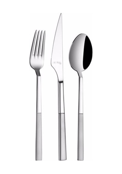 Aryıldız Gusto Çatal Kaşık Bıçak Mat 84 Parça Gümüş