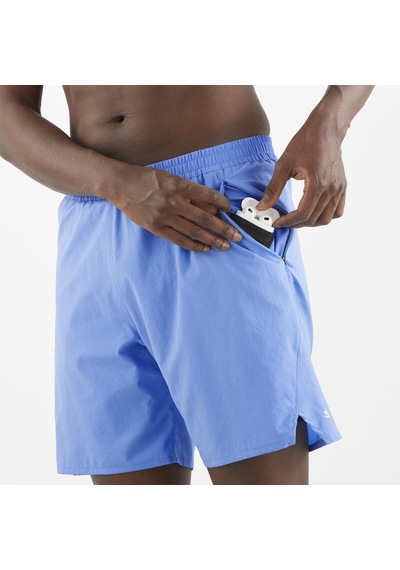 Salomon Shakeout Core 2ın1 7" Erkek Koşu Şortu Ultramarıne Lc2476100 Mavi