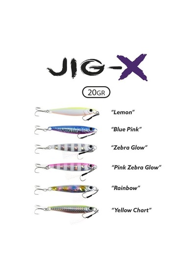 Fujin Jig-X 20Gr Light Jigging - Metal Jig Yem