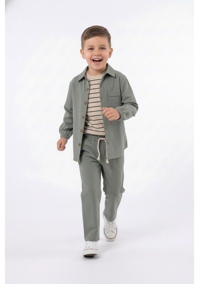 Miababy Modal 3lü Takım Haki