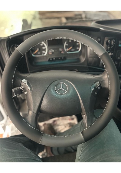 Mercedes Axor 1840 Direksiyon Kılıfı Gri Siyah