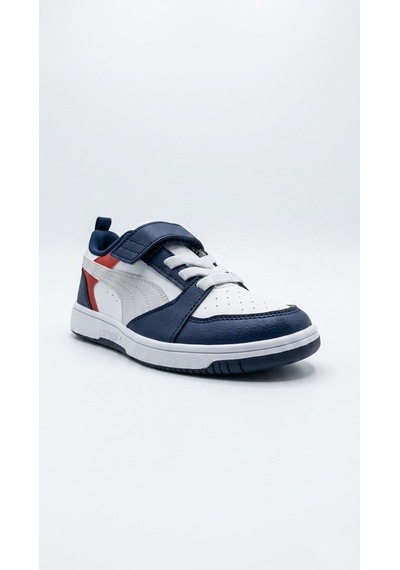 Puma 397419 33 Rebound V6 Lo Ac+ps Lacivert-gri-beyaz Çocuk Spor