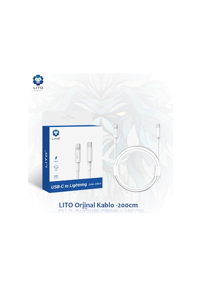Lito Usb-c To Lightning Şarj Ve Data Kablosu, 2 Metre