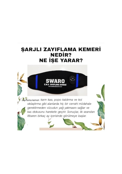 Şarjlı Titreşim Kemeri