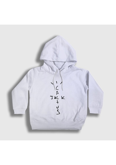 Presmono Unisex Çocuk Cactus Jack Travis Scott Kapüşonlu Sweatshirt Beyaz Presmono Unisex Çocuk Cactus Jack Travis Scott Kapüşonlu Sweatshirt Beyaz