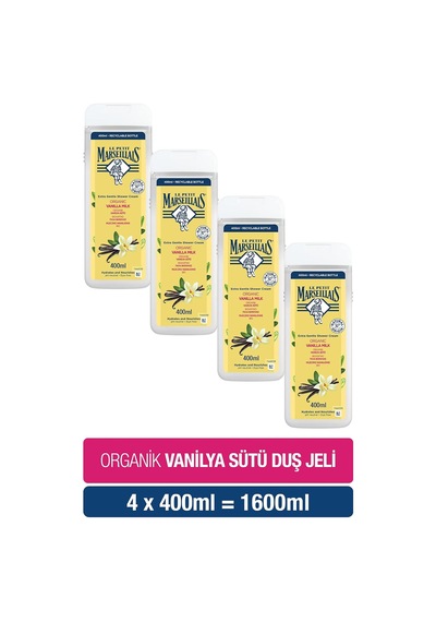 Lexroo Vanilya Sütü Duş Jeli 400 Ml X 4 Adet