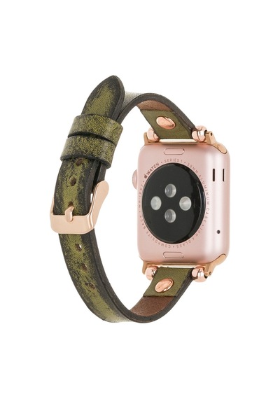 Apple Watch Uyumlu Deri Kordon 38-40-41mm Rt V25sef Diğer