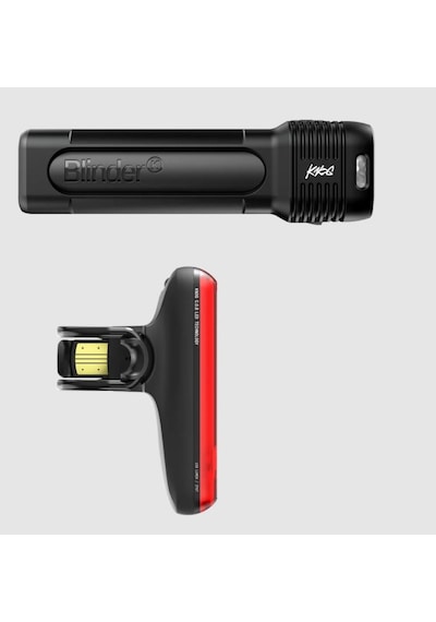 Knog Blinder Bisiklet Ön Arka Far Seti 1400 Lumen Road 150 Usb Şarjlı Siyah