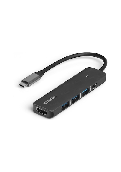 Dark DK-AC-U31X41 Type-C 5 In 1 HDMI/USB-C & USB-C PD Dönüştürücü Hub