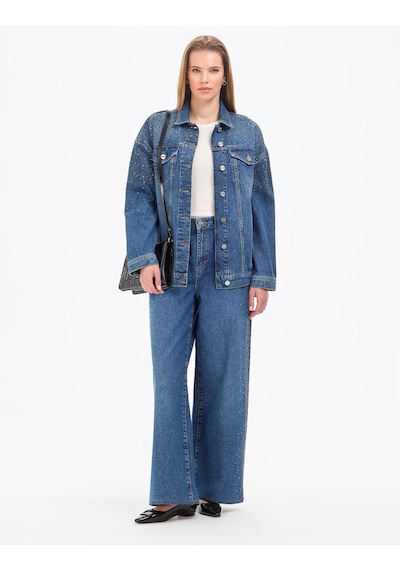 Pierre Cardin Kadın Mavi Ceket Denim 50320367-vr036