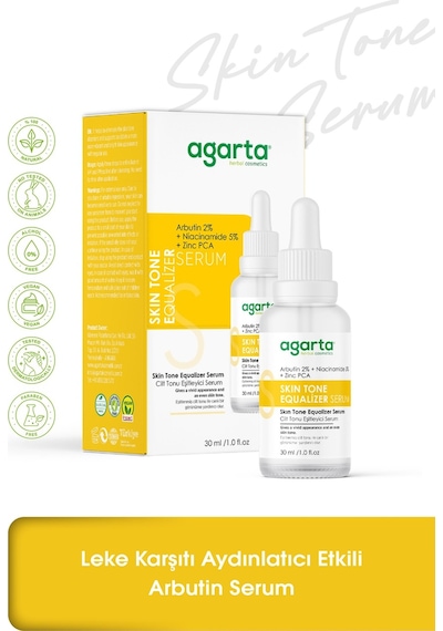 Agarta Leke Karşıtı Cilt Tonu Eşitleyici Arbutin Serum 30 ML