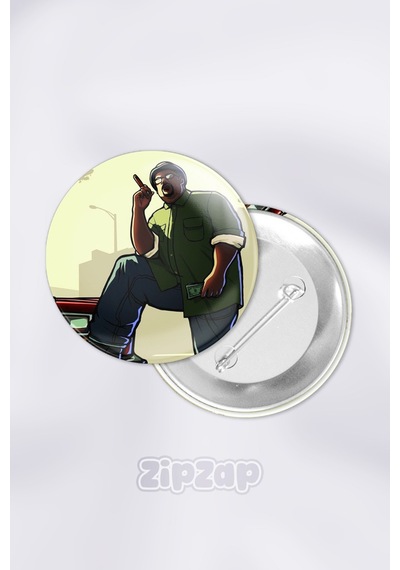 Gta San Andreas Video Oyun Bilgisayar Oyunu Çanta Süsü Rozet İğneli Buton Rozet Seti 1 Adet Çok Renkli