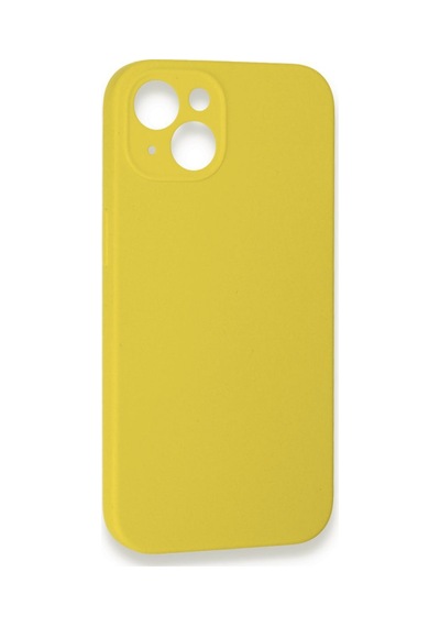 Apple Uyumlu   iPhone 13 Mini Kılıf Lansman Legant Silikon - Sarı