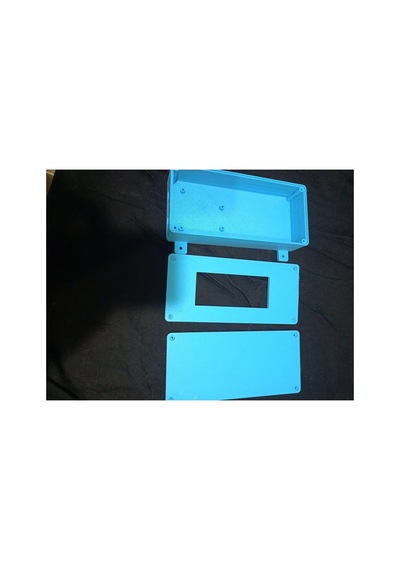Arduino Genel Amaçlı Proje Kutusu Arduino Mega Ve Diğerlerine Uygun Çift Kapaklı Mavi Renk 175 80 35 Mm
