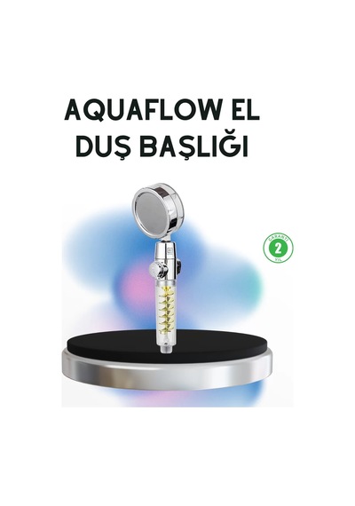 Start Stop Kontrollü El Duşu Basınçlı Su Tasarruflu Sağanak Yağmur Deneyimi Çok Renkli
