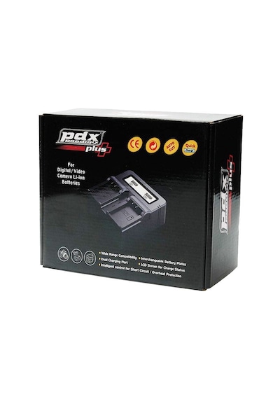 Pdx Plus For Fujifilm Np-w235 Npw235 Çiftli Şarj Aleti Şarj Cihazı