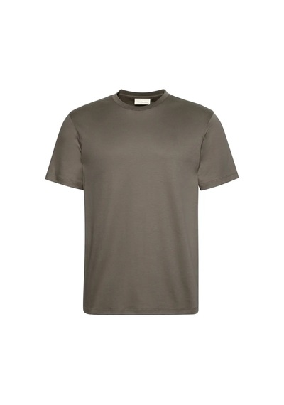 Calvin Klein Ss Supıma Chest Emb, Pay Kahverengi Erkek T-shirt