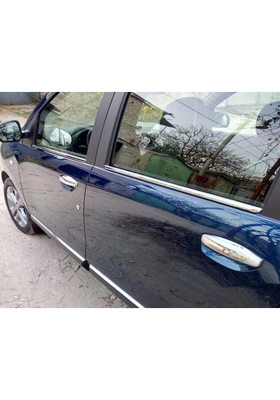 Dacia Lodgy 2012 Üzeri Krom Cam Çıtası 4 Parça P.çelik