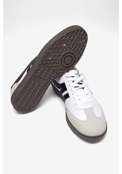 Tonny Black Rahat Kalıp Nefes Alabilen Sneaker Kadın Beyaz Siyah Sneaker Tbhtc020